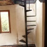 Garde corps de terrasse et escalier h&eacute;lico&iuml;dal Bischheim 2