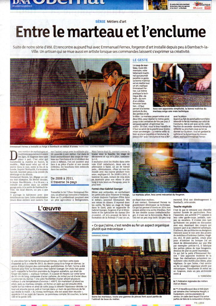 S&eacute;rie Metiers d&rsquo;Arts des DNA Ostwald 0