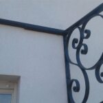 Marquise en fer plat S&eacute;lestat 1