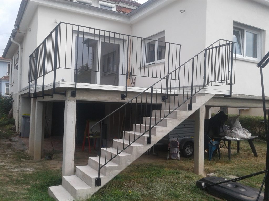 garde corps de terrasse et rampe S&eacute;lestat 0