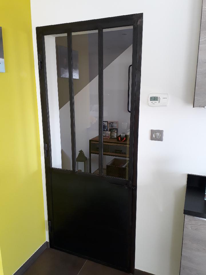 porte m&eacute;tallique vitr&eacute;e Strasbourg 0