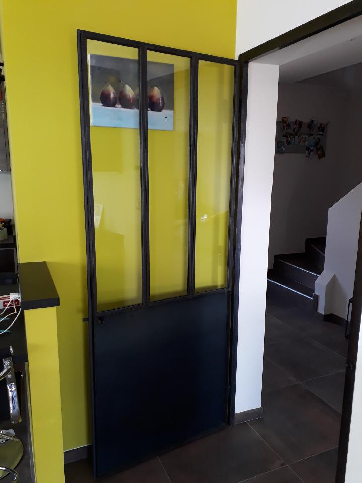 porte m&eacute;tallique vitr&eacute;e S&eacute;lestat 1