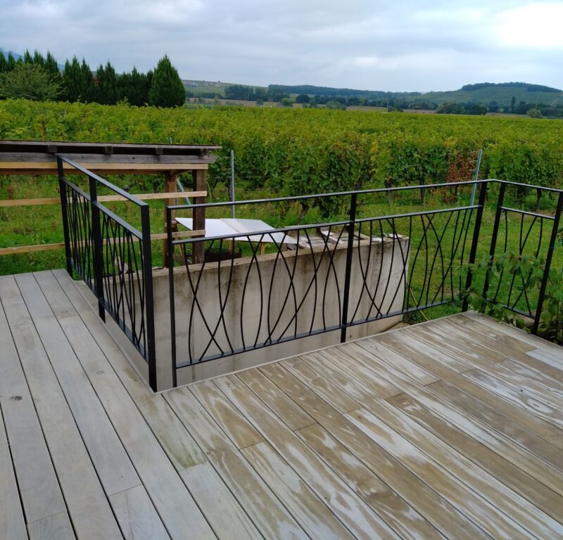Garde-corps de terrasse rdc et balcon Saverne 1