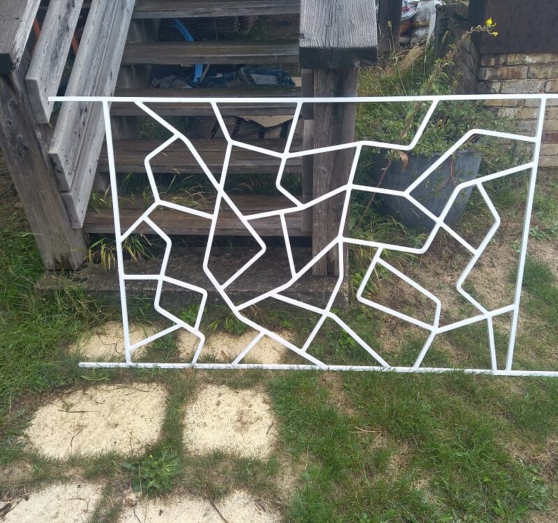 Grille de Fen&ecirc;tre en carr&eacute; de 14mm Strasbourg 0